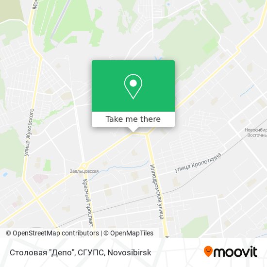 Столовая "Депо", СГУПС map