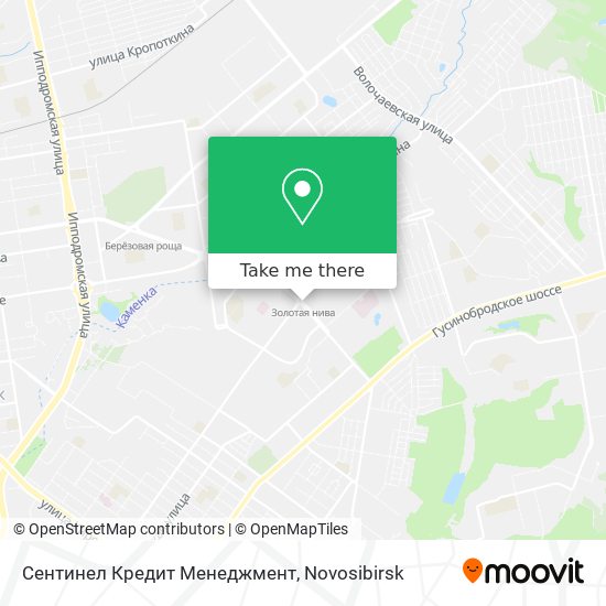 Сентинел Кредит Менеджмент map