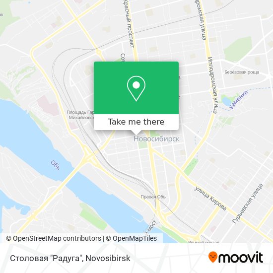 Столовая "Радуга" map