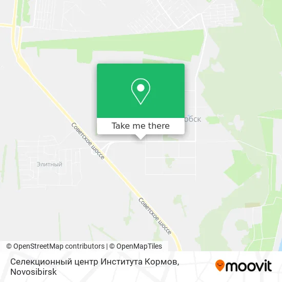 Селекционный центр Института Кормов map
