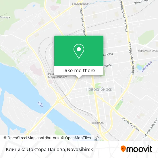 Клиника Доктора Панова map