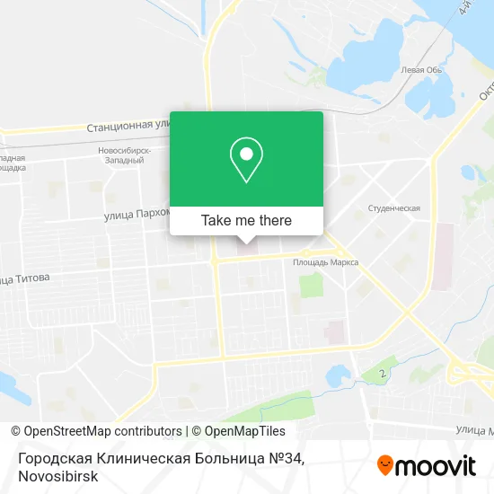 Городская Клиническая Больница №34 map
