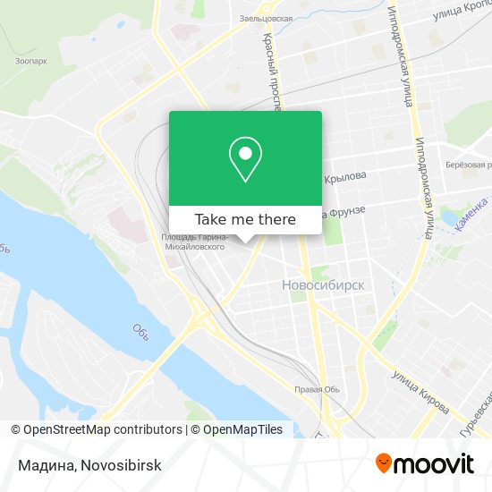 Мадина map