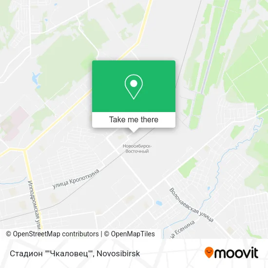 Стадион ""Чкаловец"" map