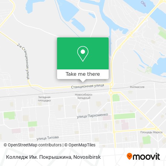 Колледж Им. Покрышкина map