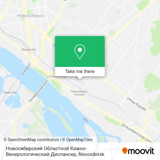 Новосибирский Областной Кожно-Венерологический Диспансер map
