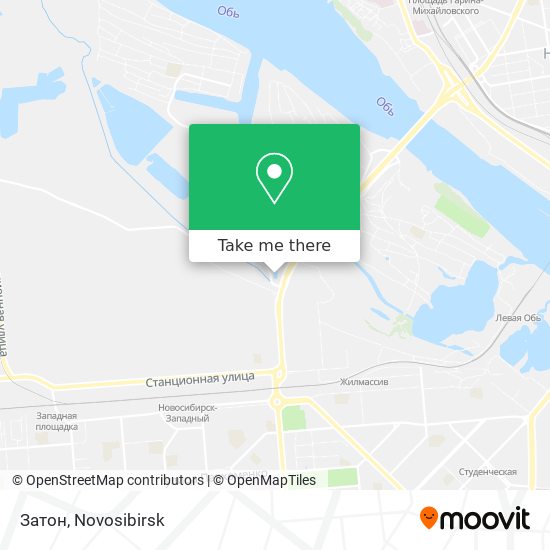 Затон map