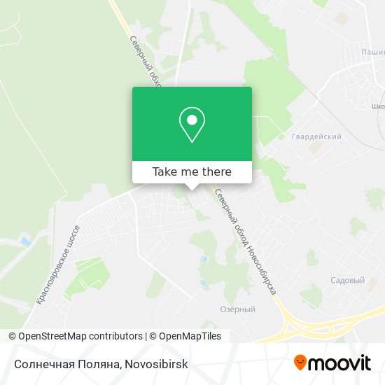 Солнечная Поляна map