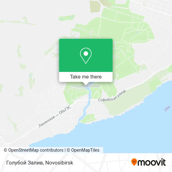 Голубой Залив map