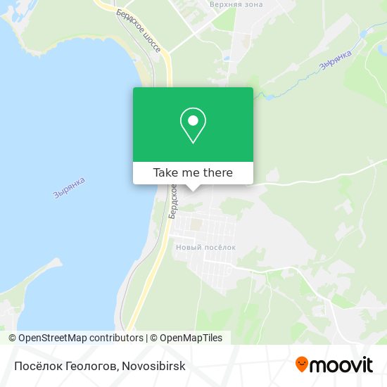 Посёлок Геологов map