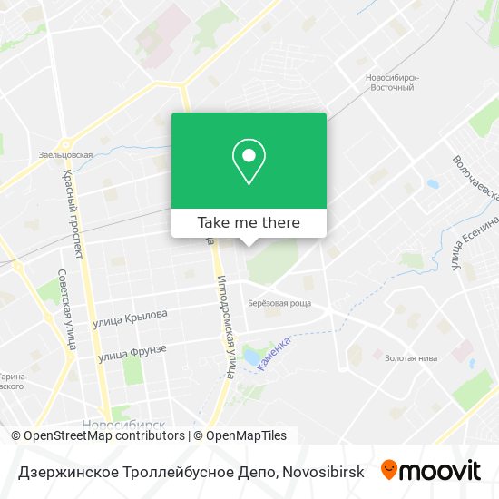 Дзержинское Троллейбусное Депо map
