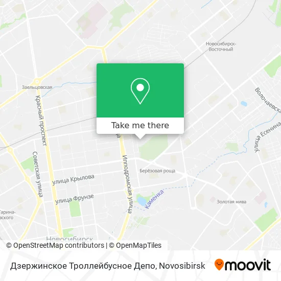 Дзержинское Троллейбусное Депо map