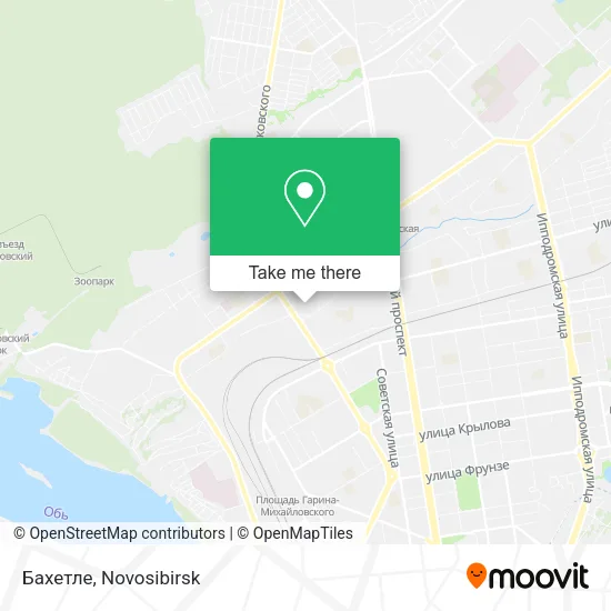 Бахетле map