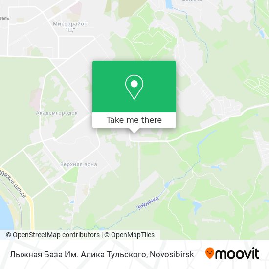 Лыжная База Им. Алика Тульского map