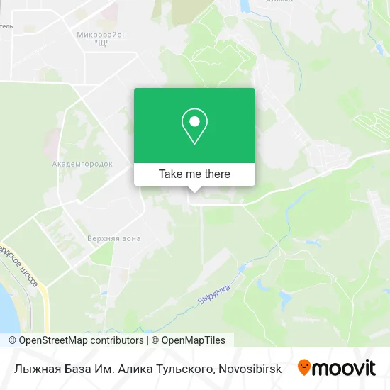 Лыжная База Им. Алика Тульского map