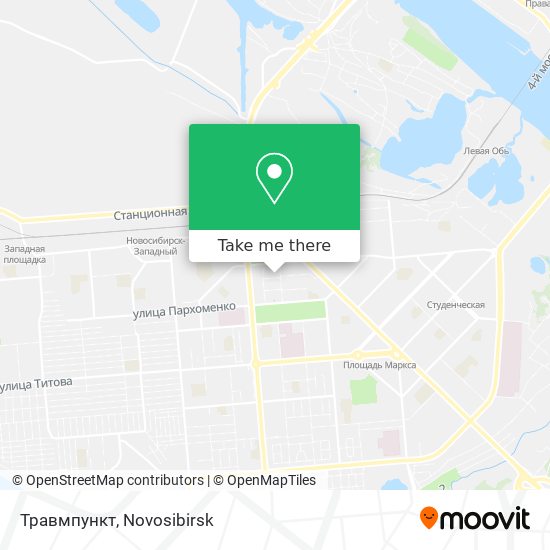 Травмпункт map