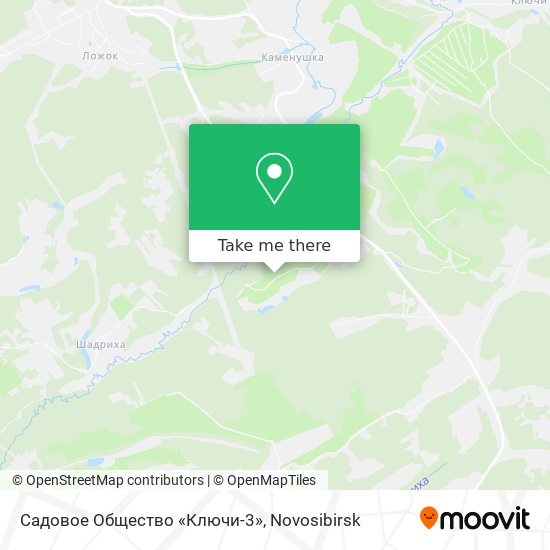 Садовое Общество «Ключи-3» map