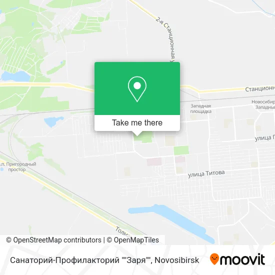 Санаторий-Профилакторий ""Заря"" map