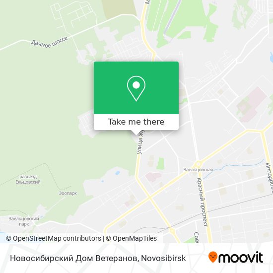 Новосибирский Дом Ветеранов map