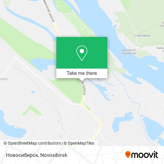 Новосибирск map