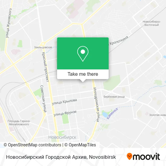 Новосибирский Городской Архив map