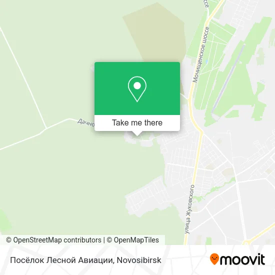 Посёлок Лесной Авиации map