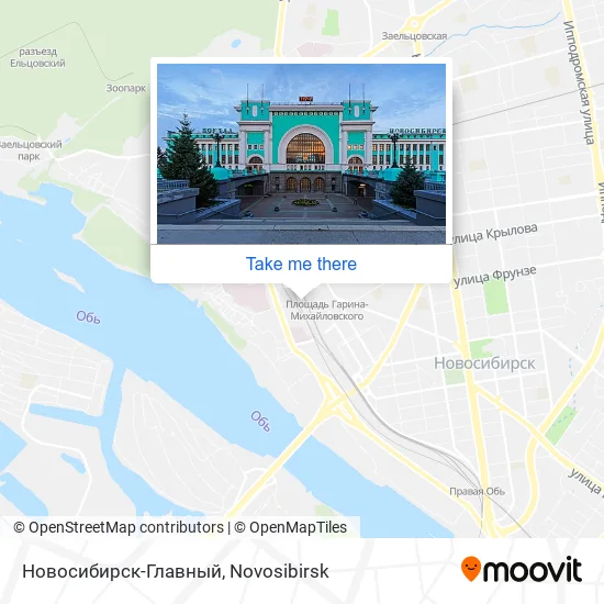 Новосибирск-Главный map