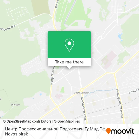 Центр Профессиональной Подготовки Гу Мвд Рф map