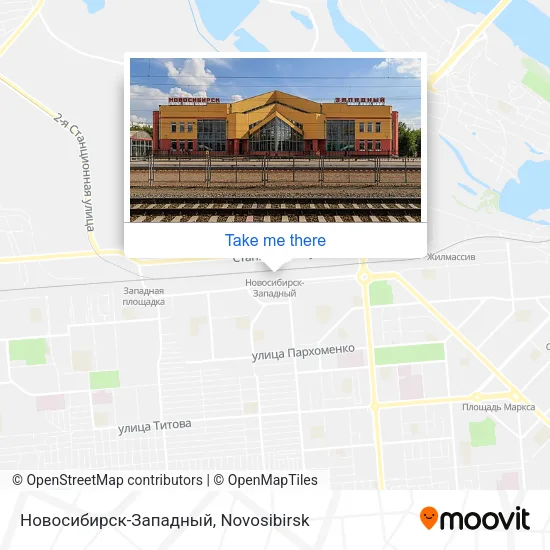 Новосибирск-Западный map