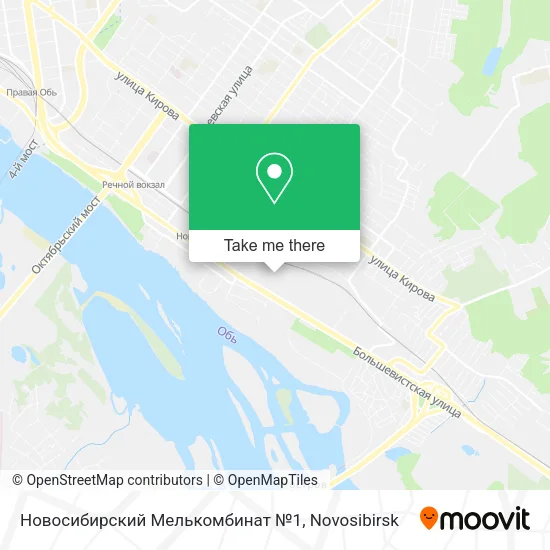 Новосибирский Мелькомбинат №1 map