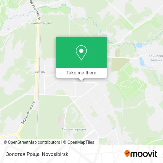 Золотая Роща map