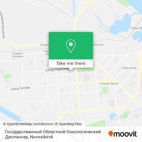 Государственный Областной Онкологический Диспансер map