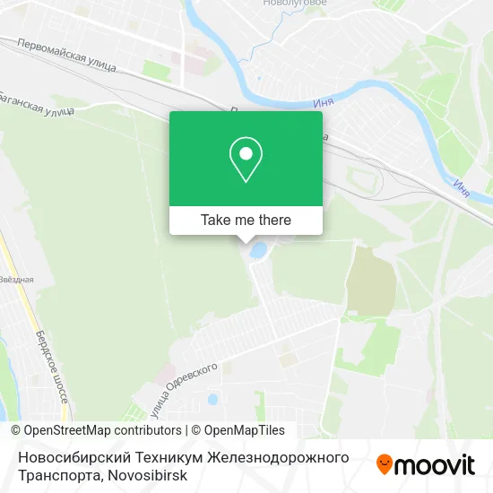 Новосибирский Техникум Железнодорожного Транспорта map