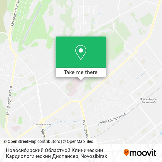 Новосибирский Областной Клинический Кардиологический Диспансер map
