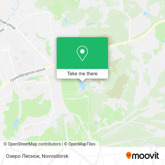 Озеро Лесное map