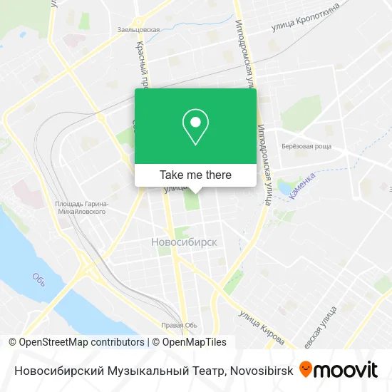 Новосибирский Музыкальный Театр map