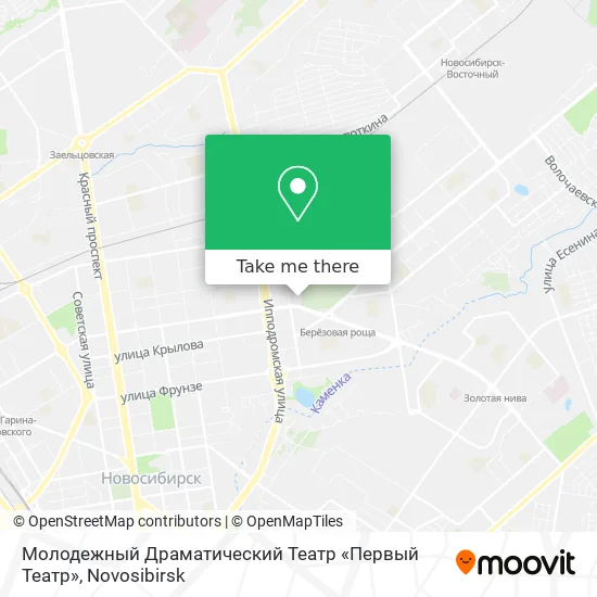 Молодежный Драматический Театр «Первый Театр» map