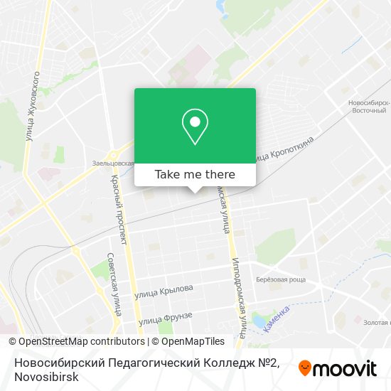 Новосибирский Педагогический Колледж №2 map