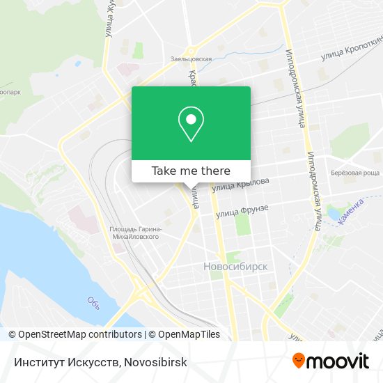 Институт Искусств map