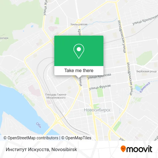 Институт Искусств map