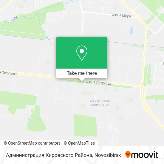 Администрация Кировского Района map