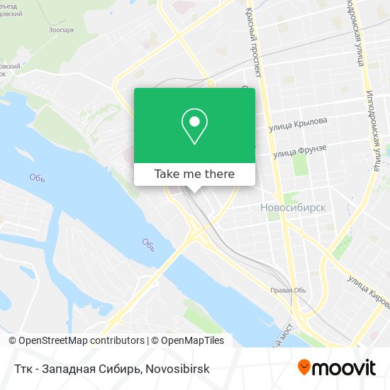 Ттк - Западная Сибирь map