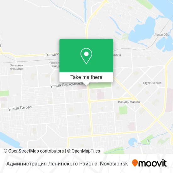 Администрация Ленинского Района map