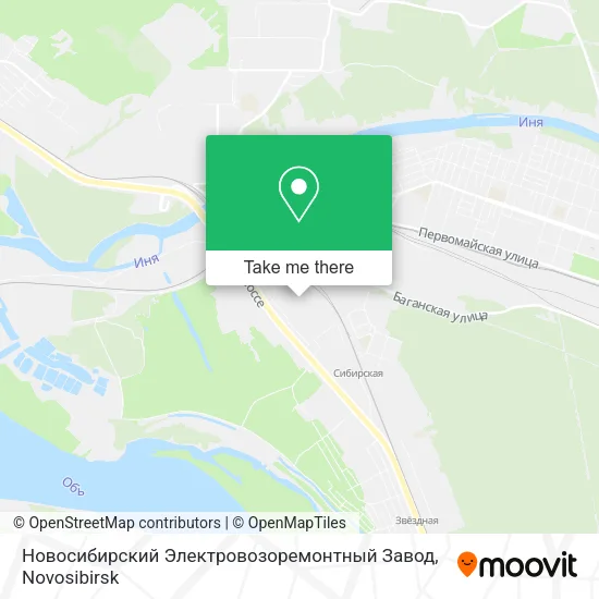 Новосибирский Электровозоремонтный Завод map