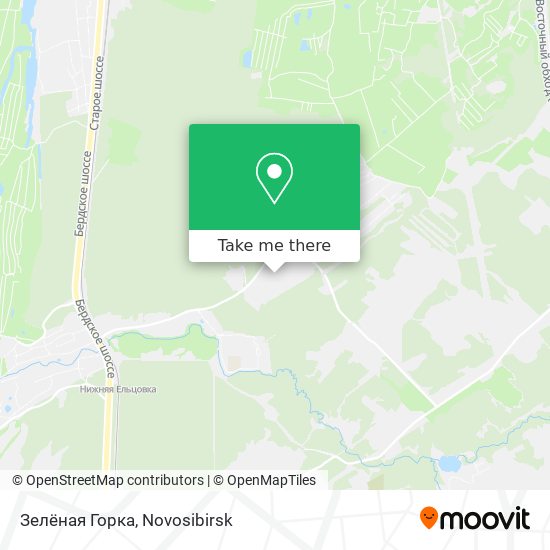 Зелёная Горка map