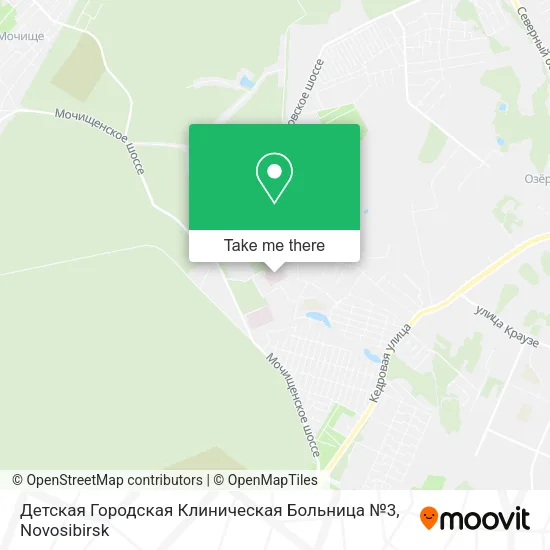 Детская Городская Клиническая Больница №3 map