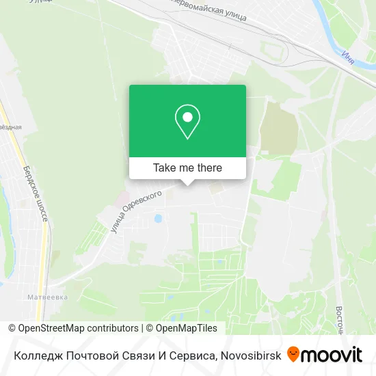 Колледж Почтовой Связи И Сервиса map