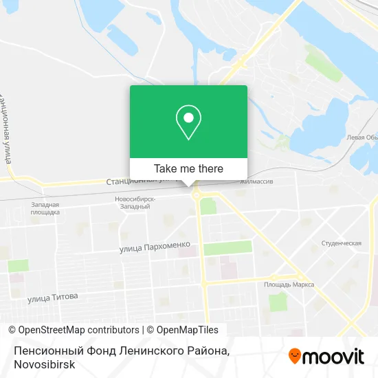 Пенсионный Фонд Ленинского Района map