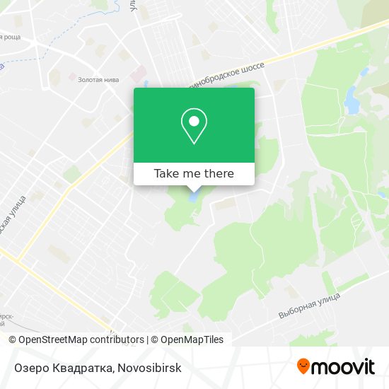 Озеро Квадратка map