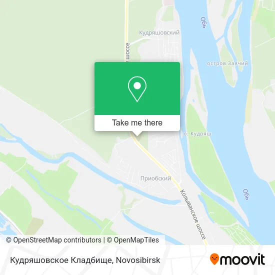 Кудряшовское Кладбище map